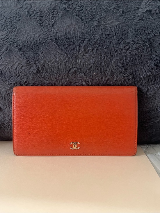 CHANEL Handbags - Chanel Cc Orange Wallet